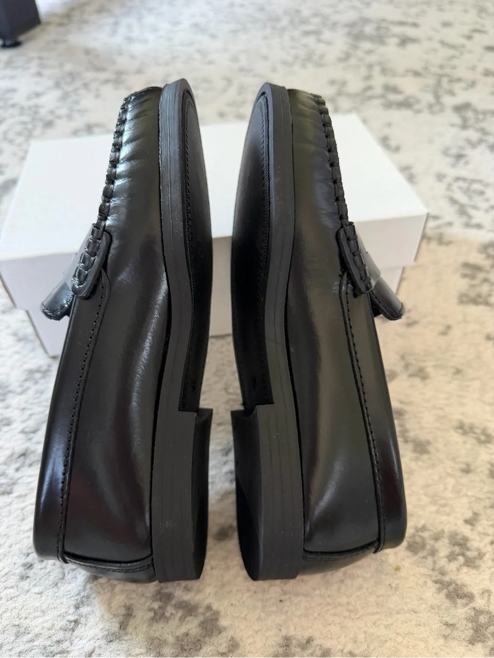 Classic Kids Black Penny Loafers — Sleek Dress Slip-Ons